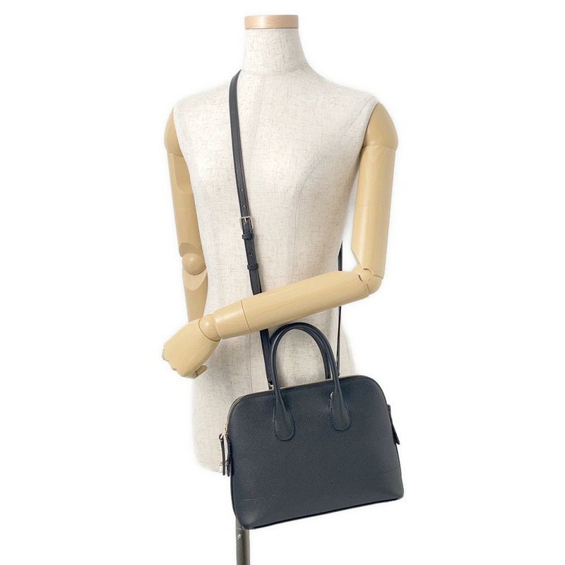 ヴァレクストラ ハンドバッグ マイロゴ ミニ ソフトカーフレザー WBML0041028LOC99 Valextra 2way 黒