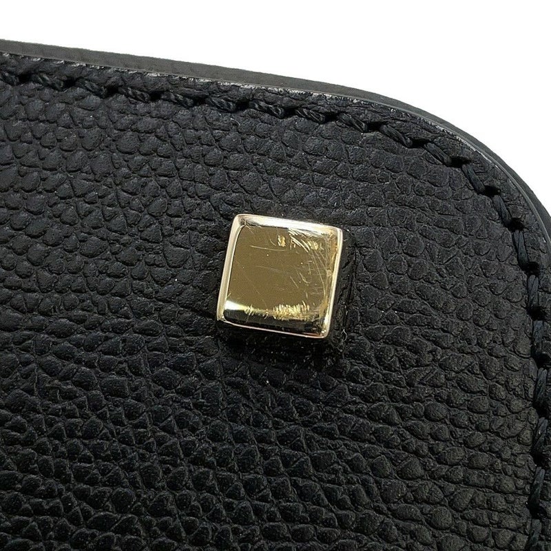 ヴァレクストラ ハンドバッグ マイロゴ ミニ ソフトカーフレザー WBML0041028LOC99 Valextra 2way 黒