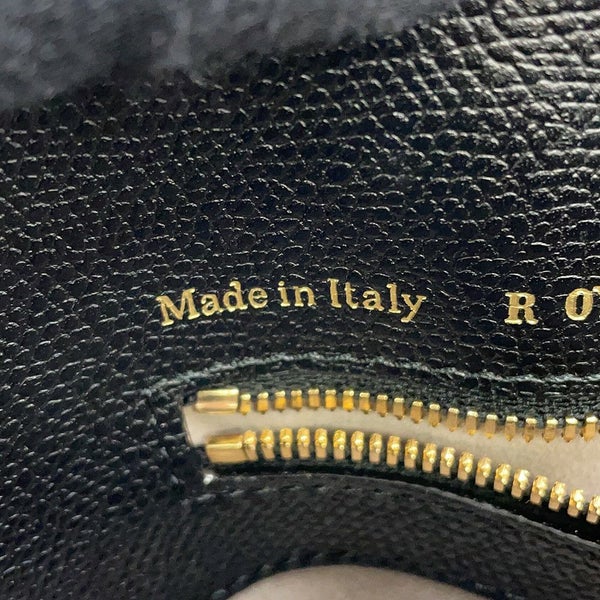 ヴァレクストラ ハンドバッグ マイロゴ ミニ ソフトカーフレザー WBML0041028LOC99 Valextra 2way 黒