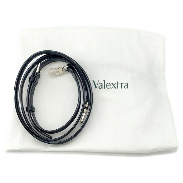 ヴァレクストラ ハンドバッグ マイロゴ ミニ ソフトカーフレザー WBML0041028LOC99 Valextra 2way 黒