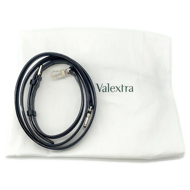 ヴァレクストラ ハンドバッグ マイロゴ ミニ ソフトカーフレザー WBML0041028LOC99 Valextra 2way 黒