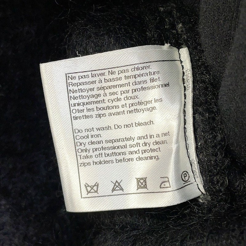 シャネル コート ニットコート アルパカ レディースサイズ36 P50484 CHANEL アウター 黒