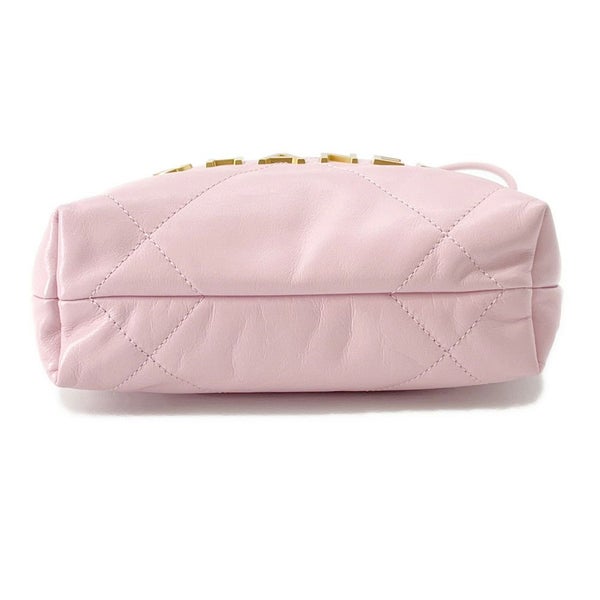 シャネル ハンドバッグ CHANEL 22 ミニ ココマーク マトラッセ シャイニーカーフレザー AS3980 CHANEL 2way