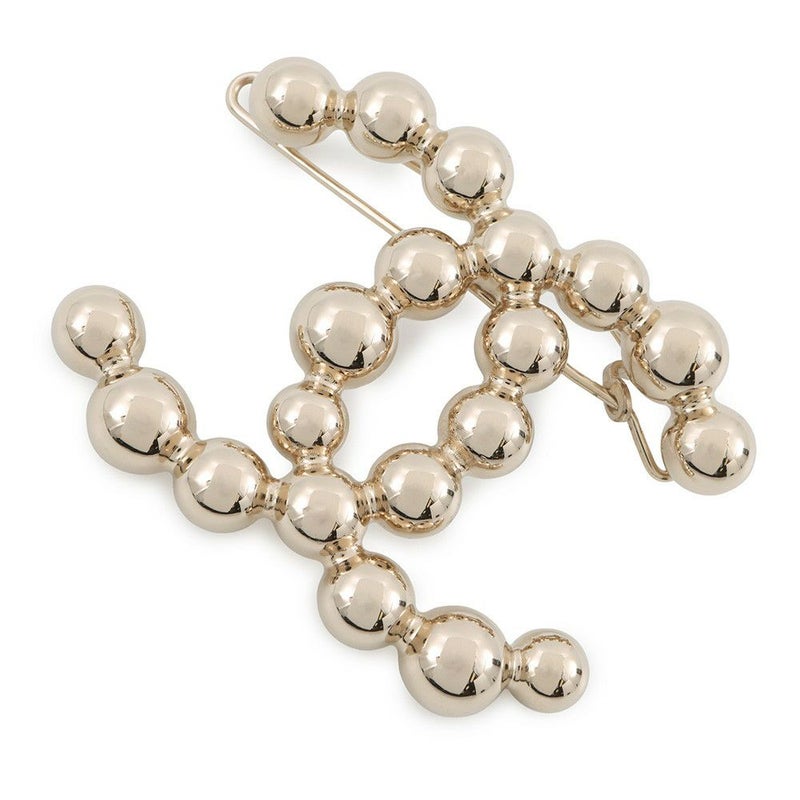 シャネル ヘアクリップ ココマーク バレッタ メタル B21S AB6278 CHANEL ヘアアクセサリー ヘアピン