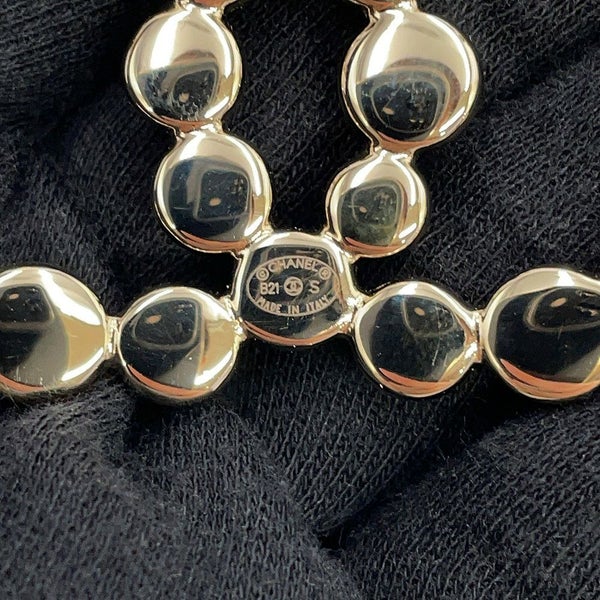 シャネル ヘアクリップ ココマーク バレッタ メタル B21S AB6278 CHANEL ヘアアクセサリー ヘアピン