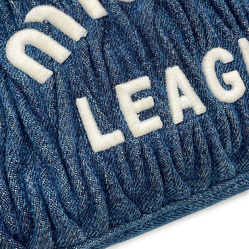 ミュウミュウ ハンドバッグ ワンダー マテラッセ デニム 5BH211 Miu Miu 2way