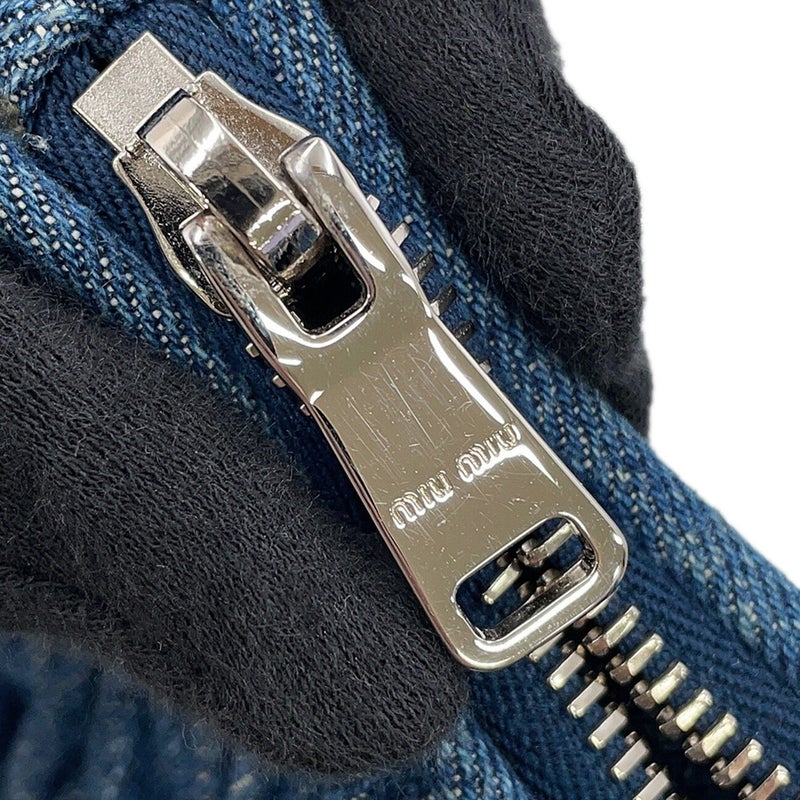 ミュウミュウ ハンドバッグ ワンダー マテラッセ デニム 5BH211 Miu Miu 2way