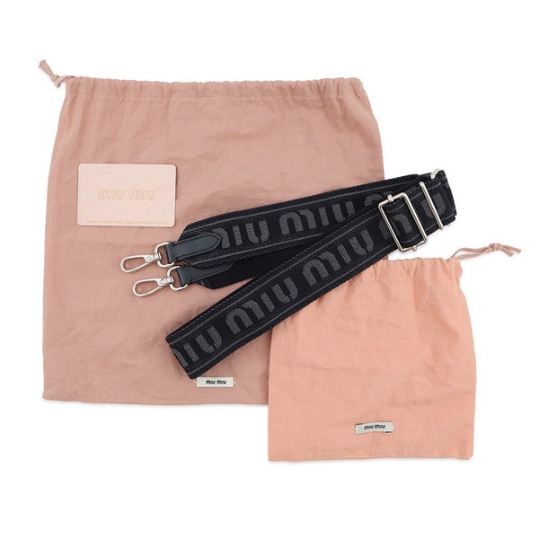 ミュウミュウ ハンドバッグ ワンダー マテラッセ デニム 5BH211 Miu Miu 2way