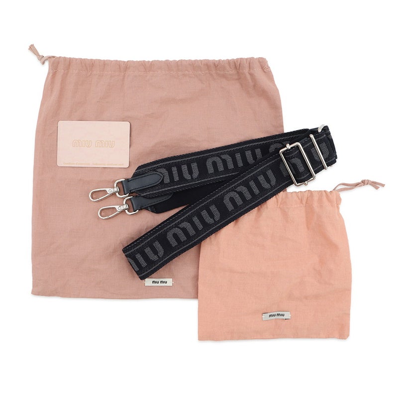 ミュウミュウ ハンドバッグ ワンダー マテラッセ デニム 5BH211 Miu Miu 2way