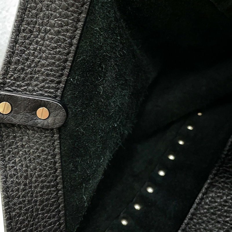 ヴァレンティノ・ガラヴァーニ トートバッグ ロックスタッズ レザー VALENTINO 2way 黒