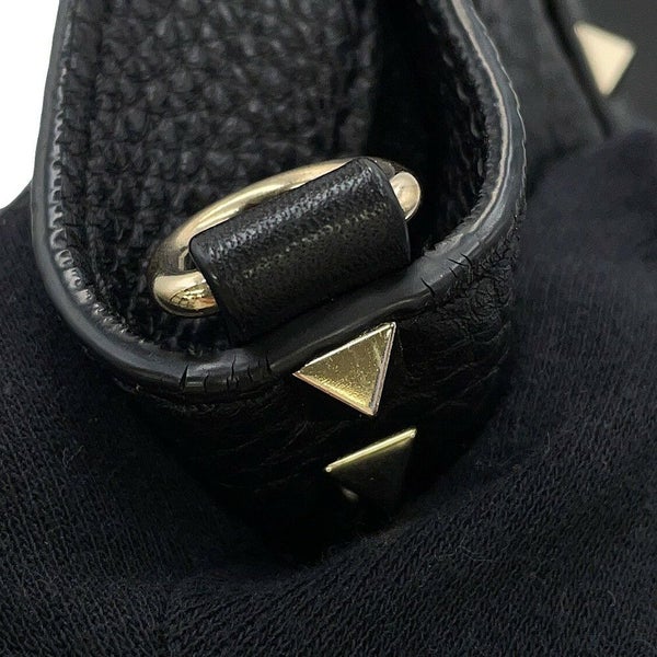 ヴァレンティノ・ガラヴァーニ トートバッグ ロックスタッズ レザー VALENTINO 2way 黒