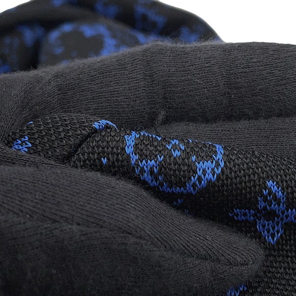 ルイヴィトン パーカー モノグラム ジップアップ フーディ メンズXL LOUIS VUITTON ヴィトン 黒