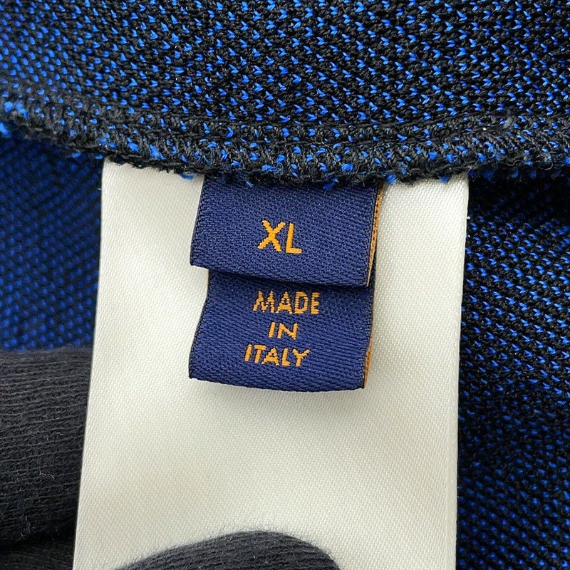 ルイヴィトン パーカー モノグラム ジップアップ フーディ メンズXL LOUIS VUITTON ヴィトン 黒