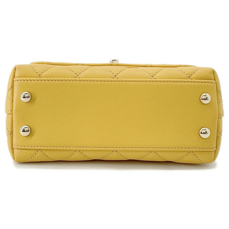 シャネル ハンドバッグ ココマーク ココハンドル マトラッセ XXS キャビアスキン リザード AS2215 CHANEL 2way