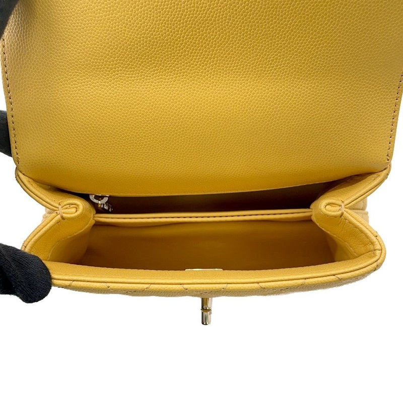 シャネル ハンドバッグ ココマーク ココハンドル マトラッセ XXS キャビアスキン リザード AS2215 CHANEL 2way