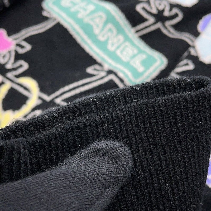 シャネル ニット ココマーク セーター レディースサイズ36  P72298 CHANEL トップス 黒