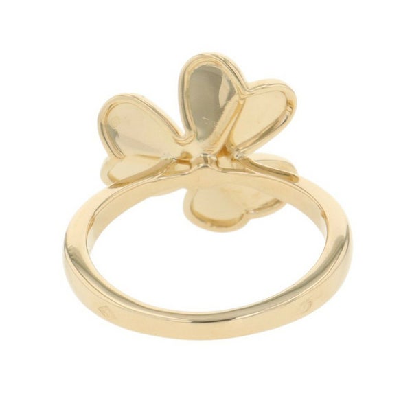 ヴァンクリーフ&アーペル リング フリヴォル 1フラワー スモールモデル ダイヤモンド 1P 0.08ct K18YG サイズ52 VCARP2DS00 指輪