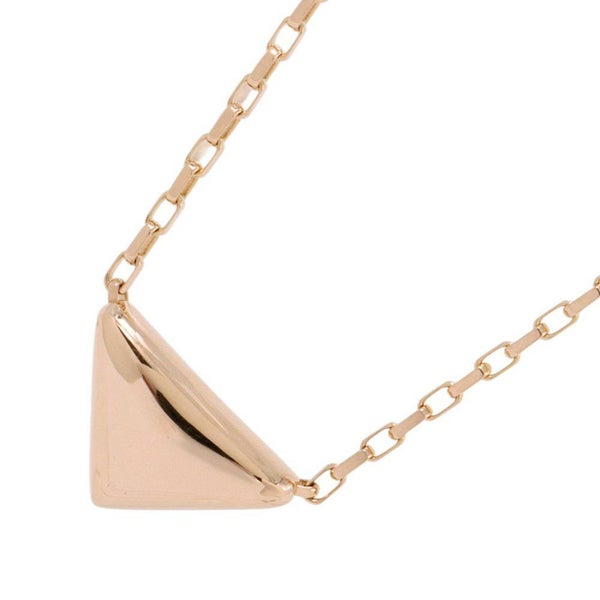 プラダ ネックレス ミニ トライアングル ペンダント付 K18PGピンクゴールド 1JCA36_2FPD_F0XEG PRADA ジュエリー
