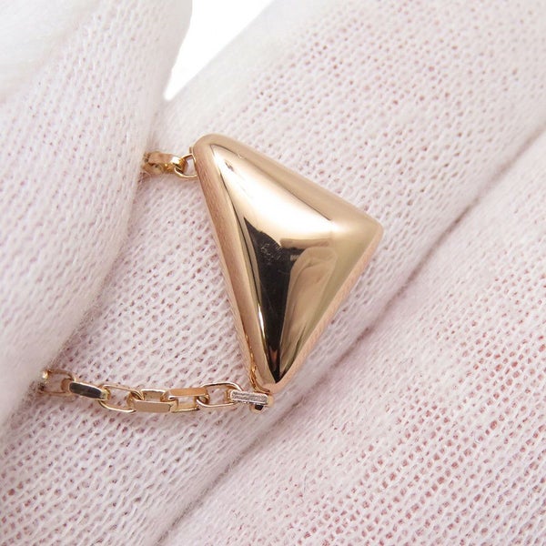 プラダ ネックレス ミニ トライアングル ペンダント付 K18PGピンクゴールド 1JCA36_2FPD_F0XEG PRADA ジュエリー