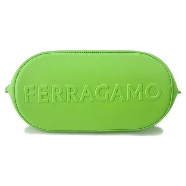 サルヴァトーレ・フェラガモ クラッチバッグ ロゴ レザー 241390 Ferragamo