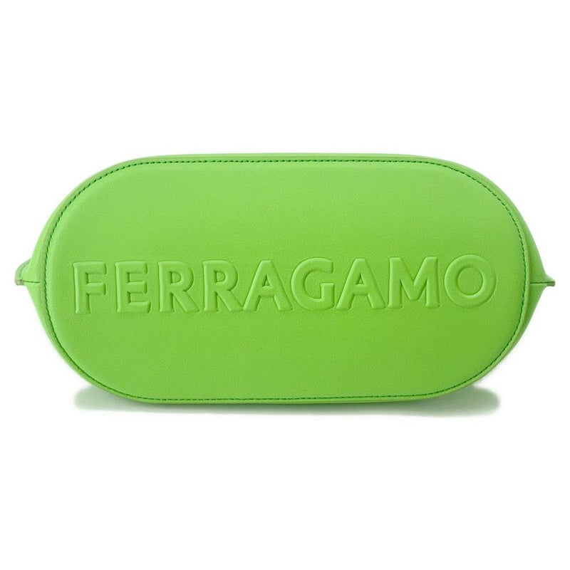 サルヴァトーレ・フェラガモ クラッチバッグ ロゴ レザー 241390 Ferragamo