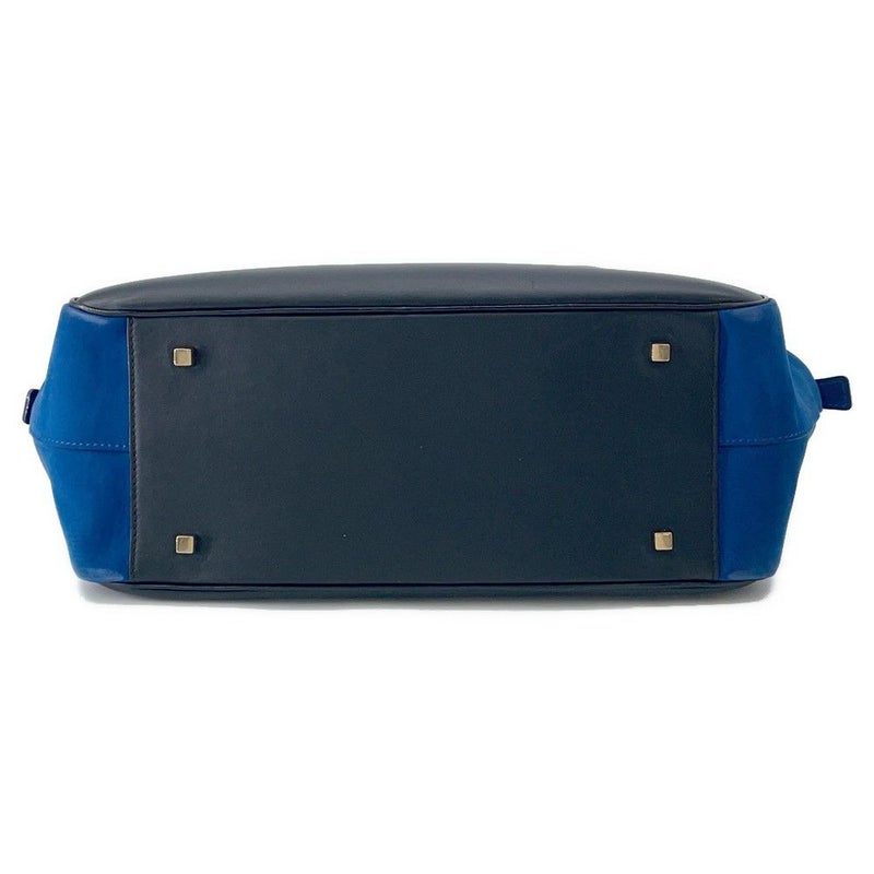 ヴァレクストラ ハンドバッグ セリエエッセ ラージ スエード レザー Valextra 2way 黒