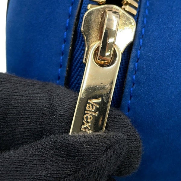 ヴァレクストラ ハンドバッグ セリエエッセ ラージ スエード レザー Valextra 2way 黒