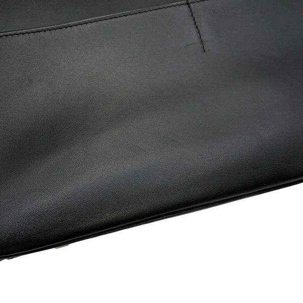 ヴァレクストラ ハンドバッグ セリエエッセ ラージ スエード レザー Valextra 2way 黒