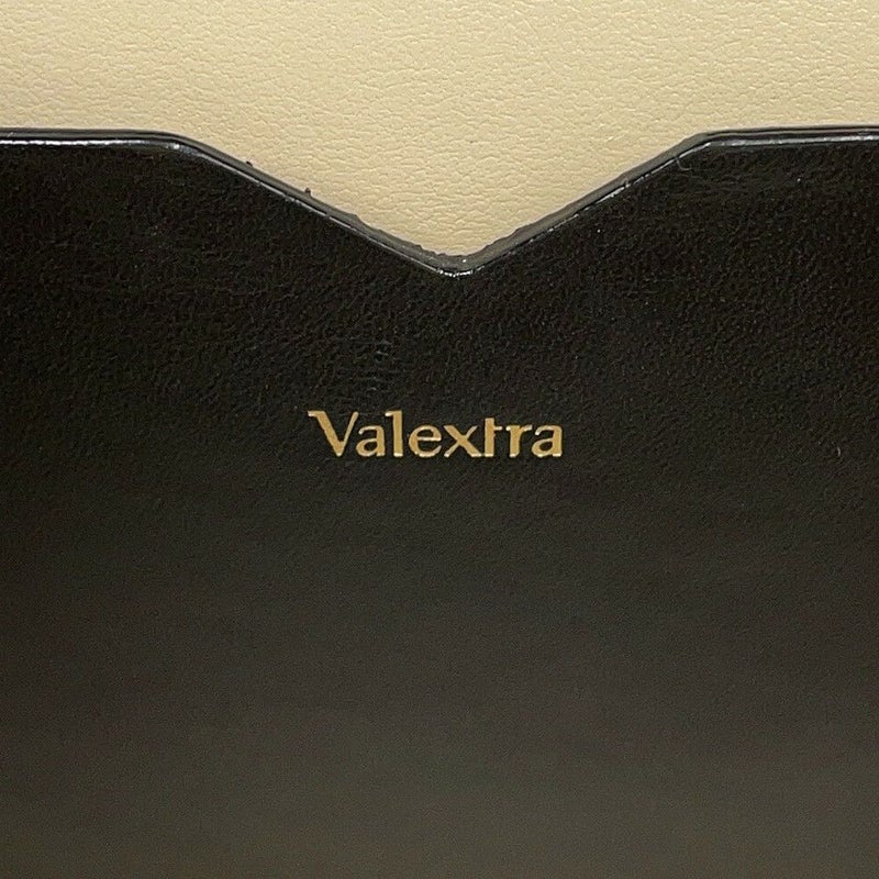 ヴァレクストラ ハンドバッグ セリエエッセ ラージ スエード レザー Valextra 2way 黒