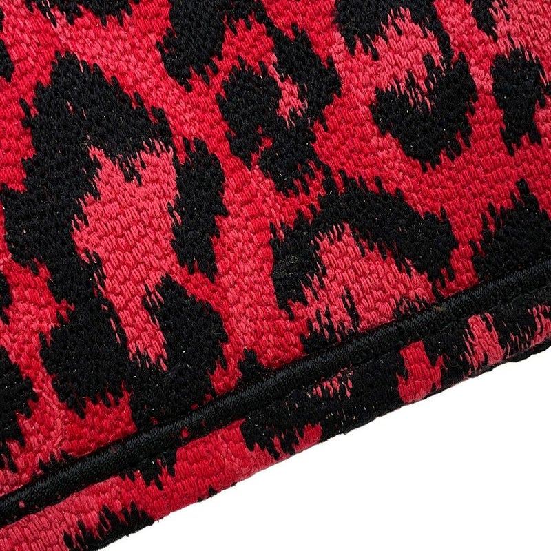 クリスチャン・ディオール トートバッグ ブックトート レオパード ミディアム M1296ZRHM Christian Dior ヒョウ柄 黒