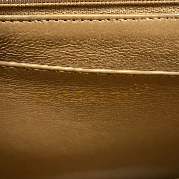 シャネル チェーンショルダーバッグ デカココ ココマーク マトラッセ キャビアスキン CHANEL