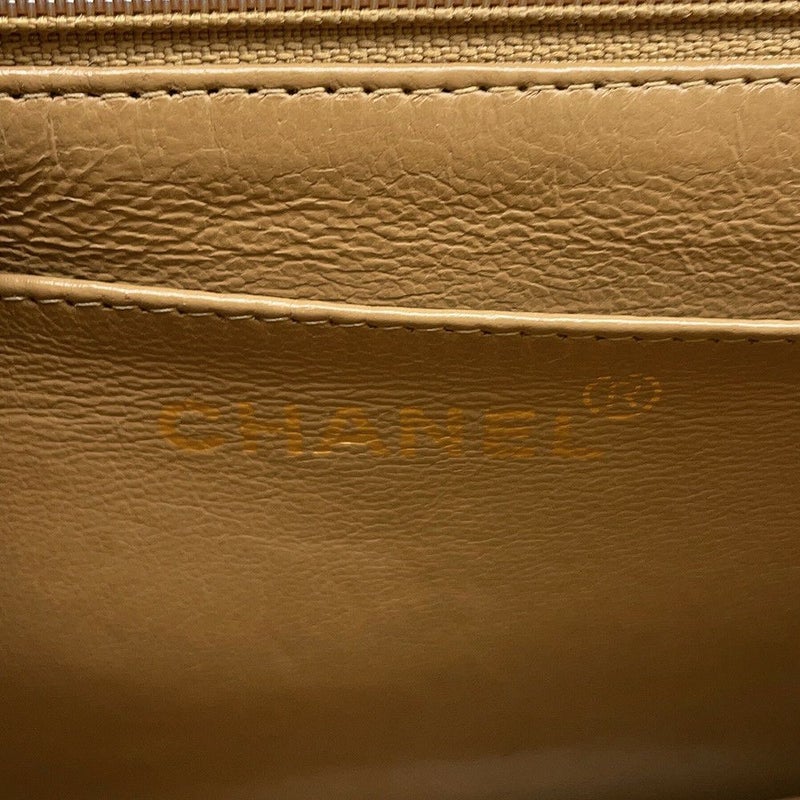 シャネル チェーンショルダーバッグ デカココ ココマーク マトラッセ キャビアスキン CHANEL