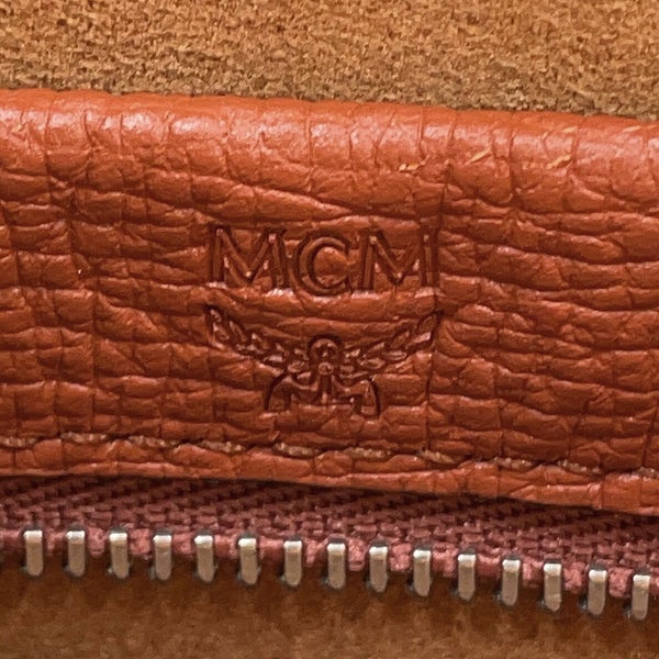 エムシーエム トートバッグ ロゴ レザー MWH6ASR01NE001 MCM 2way