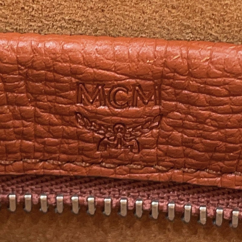 エムシーエム トートバッグ ロゴ レザー MWH6ASR01NE001 MCM 2way