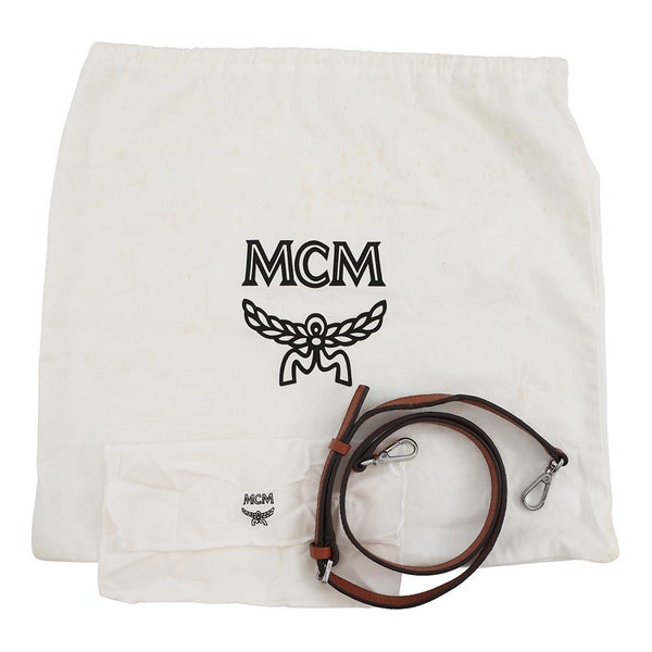 エムシーエム トートバッグ ロゴ レザー MWH6ASR01NE001 MCM 2way