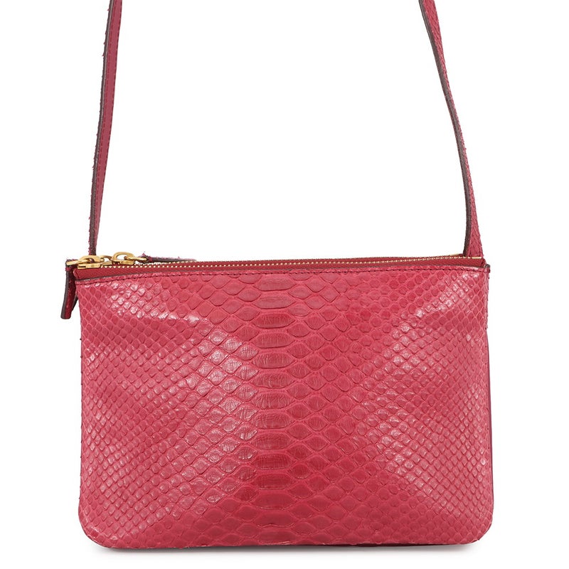 セリーヌ ショルダーバッグ トリオ スモール パイソン CELINE