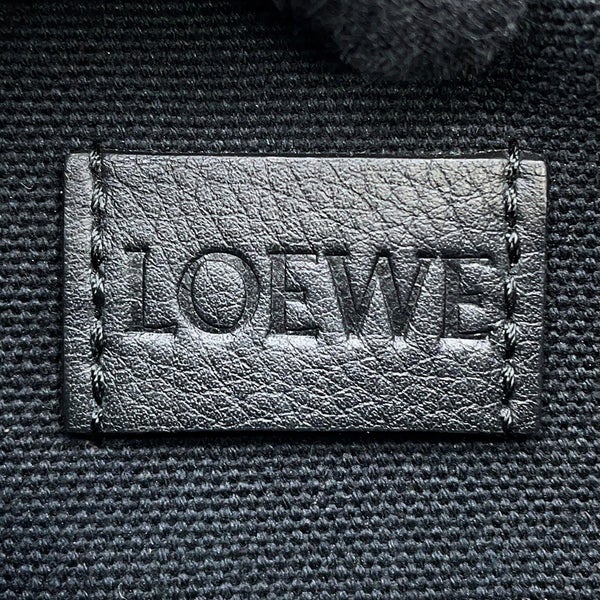ロエベ ショルダーバッグ リピートアナグラム カメラバッグ ミニ ポシェット キャンバス B604Z80X01 LOEWE 黒