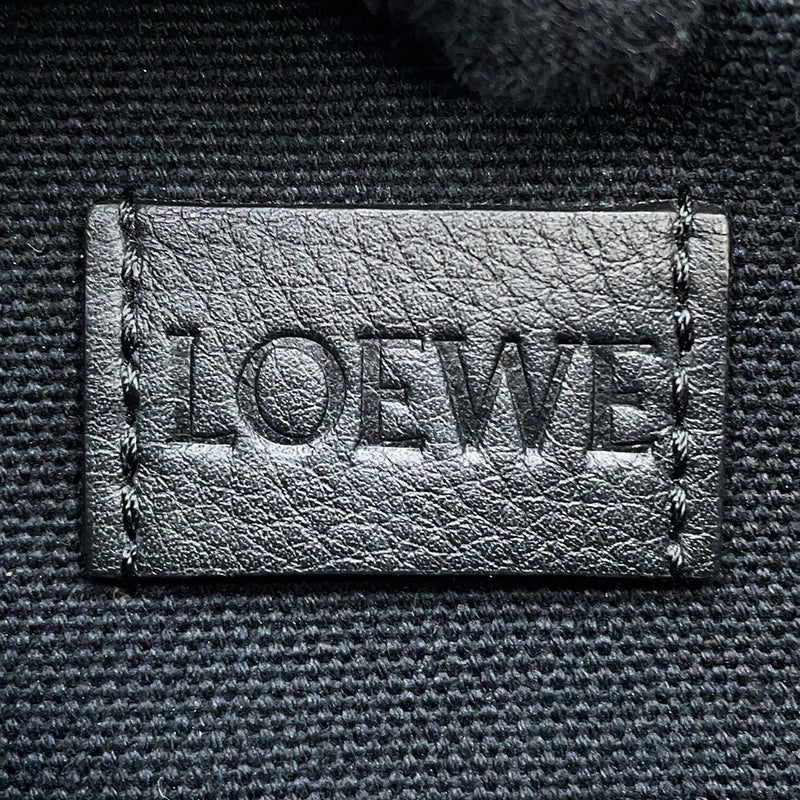 ロエベ ショルダーバッグ リピートアナグラム カメラバッグ ミニ ポシェット キャンバス B604Z80X01 LOEWE 黒
