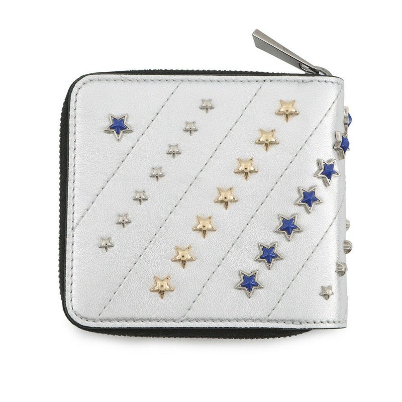 ジミーチュウ 二つ折り財布 LAWRENCE ローレンス スタースタッズ LAWRENCEAHQ JIMMY CHOO ラウンドファスナー