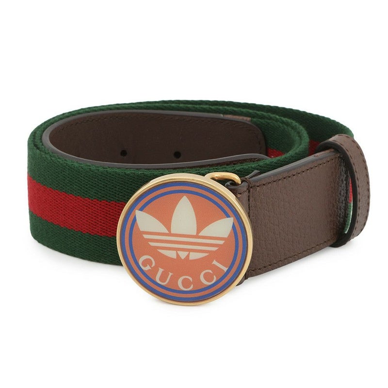 グッチ べルト アディダスコラボ シェリーライン キャンバス サイズ90 GUCCI メンズ adidas