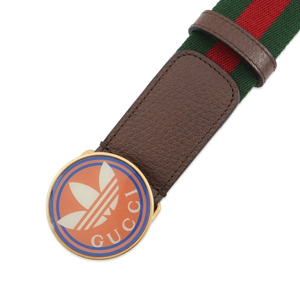 グッチ べルト アディダスコラボ シェリーライン キャンバス サイズ90 GUCCI メンズ adidas