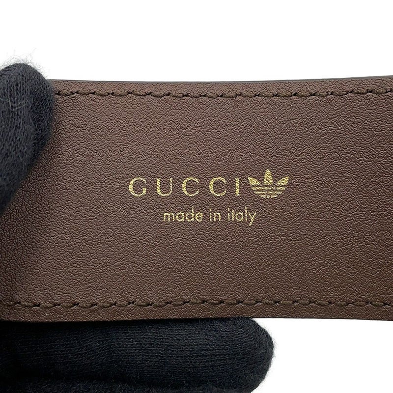 グッチ べルト アディダスコラボ シェリーライン キャンバス サイズ90 GUCCI メンズ adidas