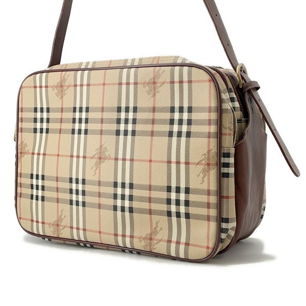 バーバリー ショルダーバッグ ノバチェック ビジネスバッグ PVC BURBERRY 2way