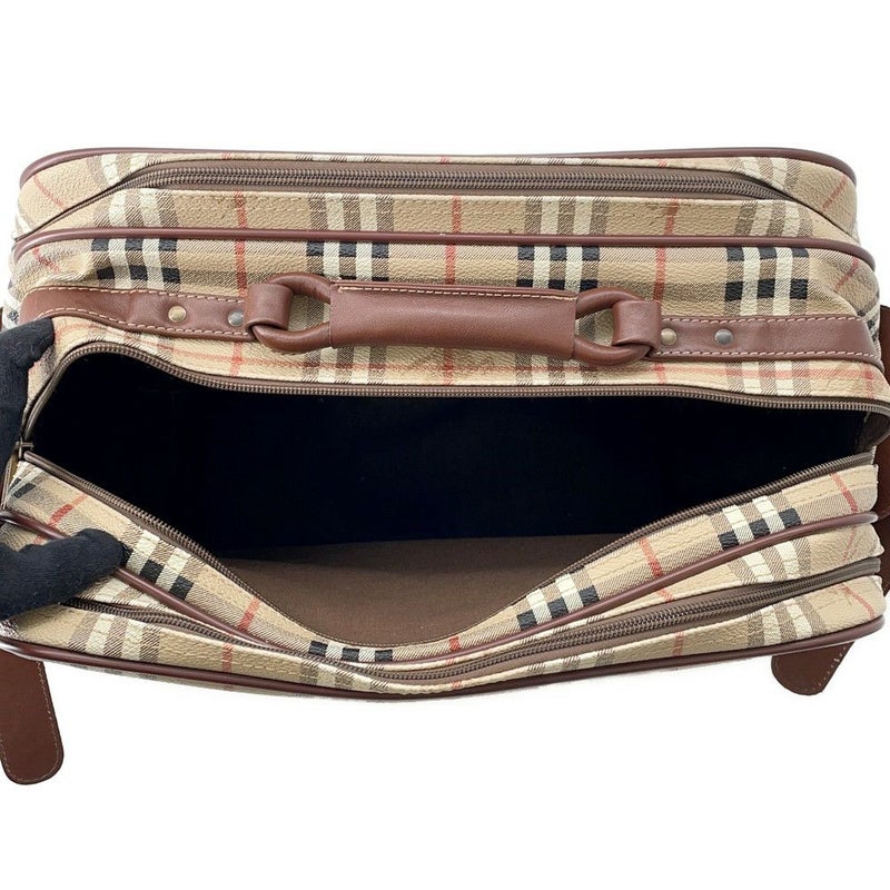 バーバリー ショルダーバッグ ノバチェック ビジネスバッグ PVC BURBERRY 2way