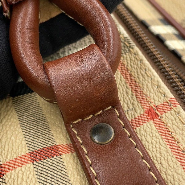 バーバリー ショルダーバッグ ノバチェック ビジネスバッグ PVC BURBERRY 2way