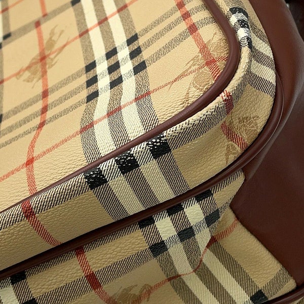 バーバリー ショルダーバッグ ノバチェック ビジネスバッグ PVC BURBERRY 2way