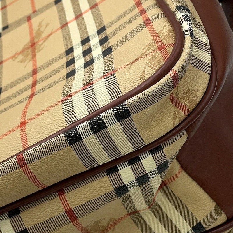 バーバリー ショルダーバッグ ノバチェック ビジネスバッグ PVC BURBERRY 2way