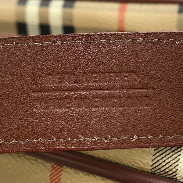 バーバリー ショルダーバッグ ノバチェック ビジネスバッグ PVC BURBERRY 2way