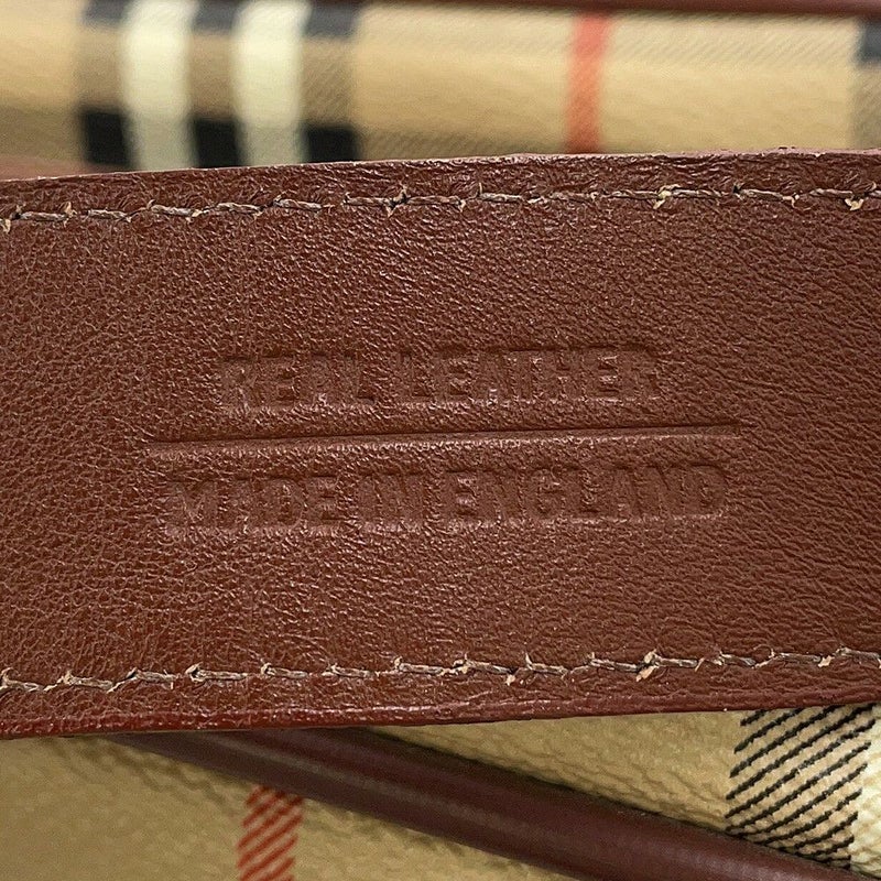 バーバリー ショルダーバッグ ノバチェック ビジネスバッグ PVC BURBERRY 2way