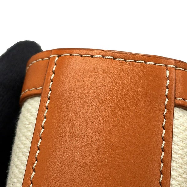 セリーヌ ハンドバッグ ミニ バーティカル カバ キャンバス レザー 193302 CELINE 2way